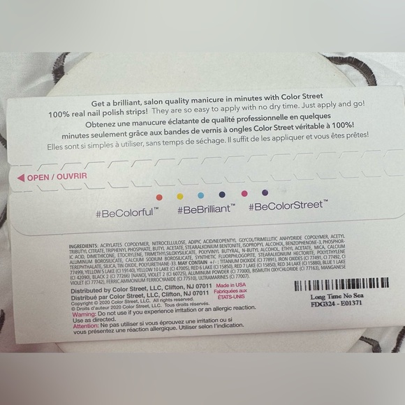 🌊✨ Color Street “Long Time No Sea” Nail Strips NEW 2 for $9 / 3+ $3 each - Picture 4 of 4